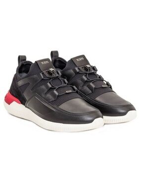 Tod’s No Code Black Leather Sneaker US 10.5 UK 9 Italy